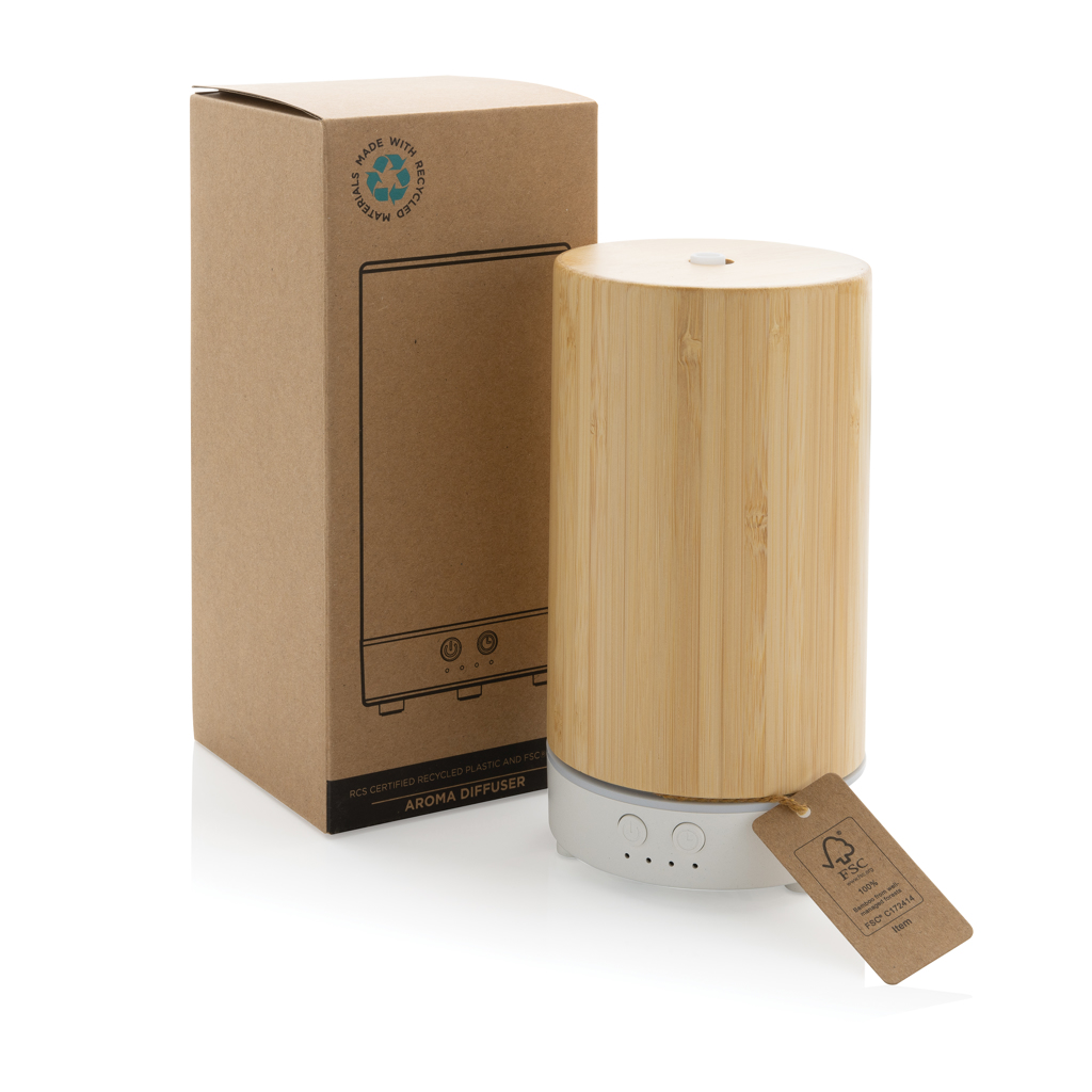 Living room & Offices RCS recycled plastic and bamboo aroma diffuser