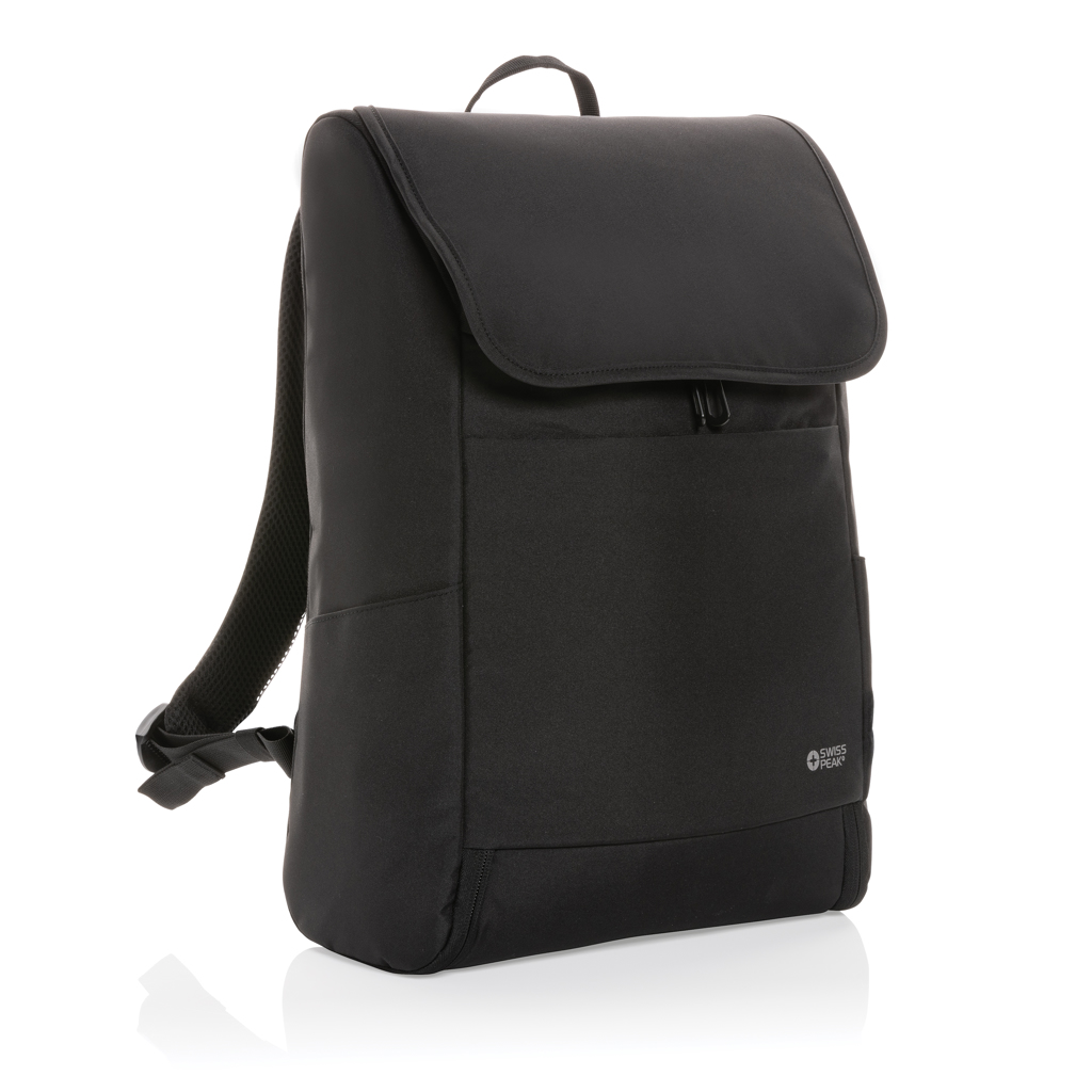 Backpacks Swiss Peak Fern AWARE™ RPET all over zipper 15.6″ backpack