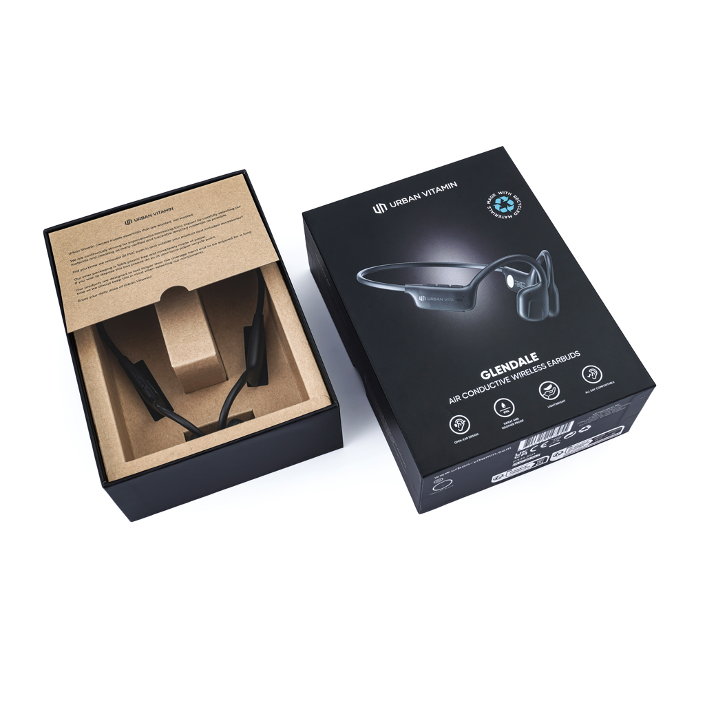 Headphones & Earbuds Urban Vitamin Glendale RCS rplastic air conductive headphone