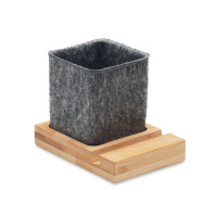 Desktop OROSTAN RPET felt pen pot phone stand