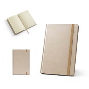Notebooks DICKINSON. A5 hardcover notebook made of sugar cane paper (80% sugar cane) with lined pages