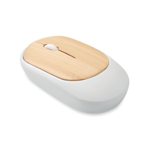 Desktop Wireless mouse in bamboo