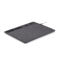 Desktop RPET mouse mat charger 15W