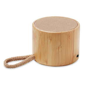 Audio Round bamboo wireless speaker