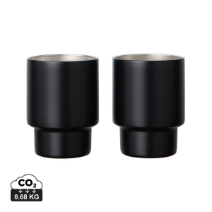 Mugs and Tumblers VINGA Nagano RCS recycled SS mugs, set of 2