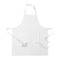 Aprons Long kitchen apron in polyester and cotton. Velcro neck closure